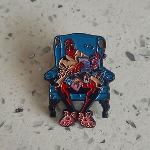 Marvel Deadpool Superhero Daddy Dad Character Lapel Pin